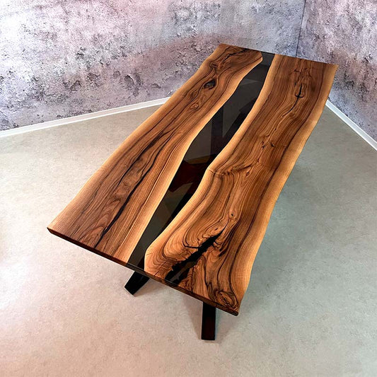 Solid epoxy resin table Marino