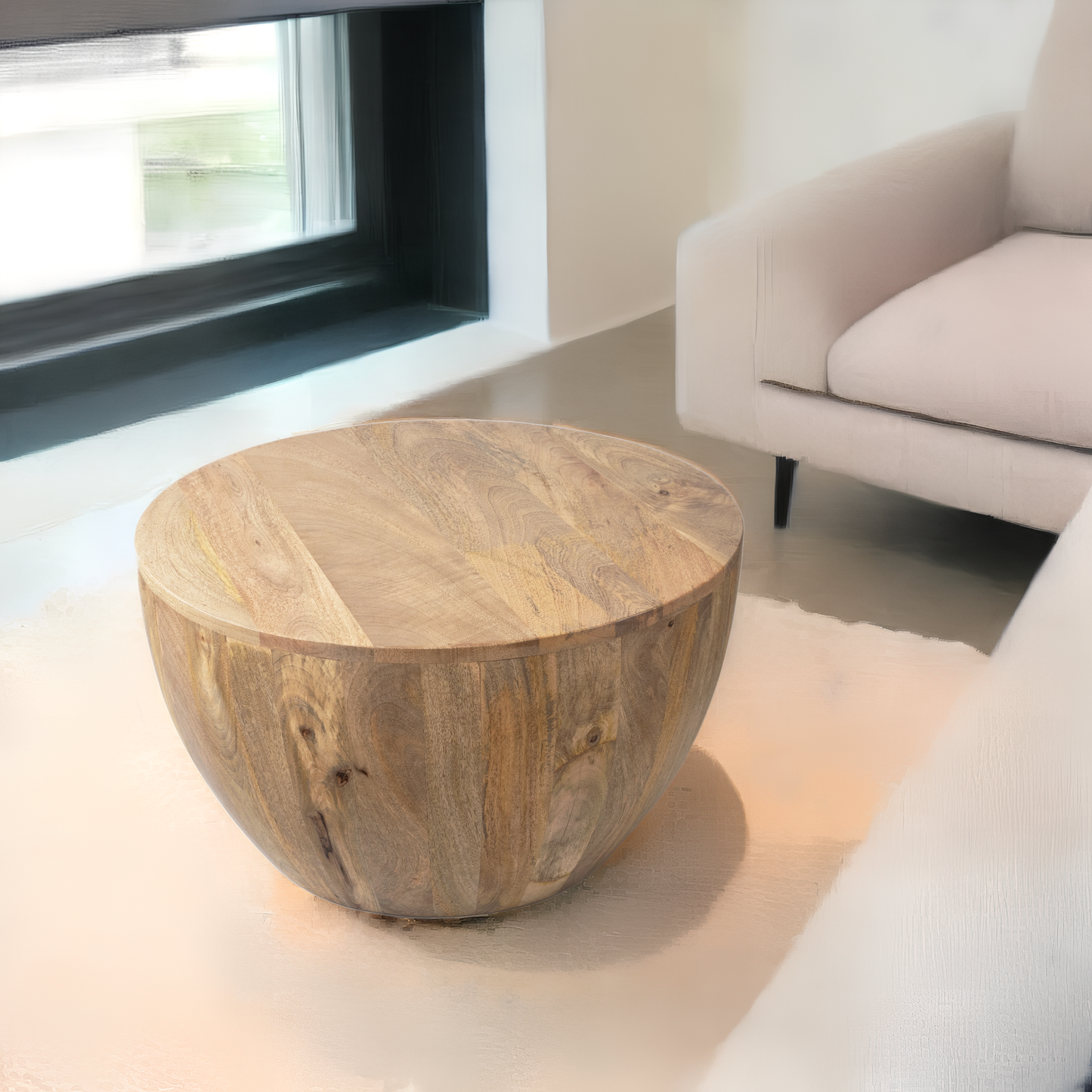 Table basse en bois d'acacia Amelia